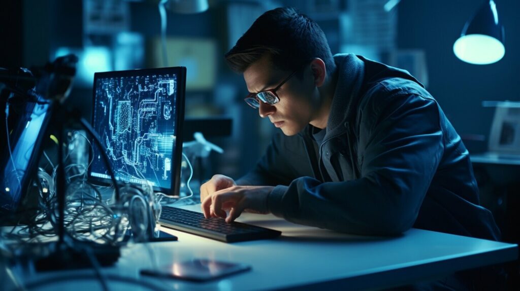 computer forensic analyst handling digital evidence
