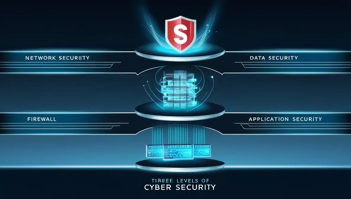 3 tiers of cyber security stair steps