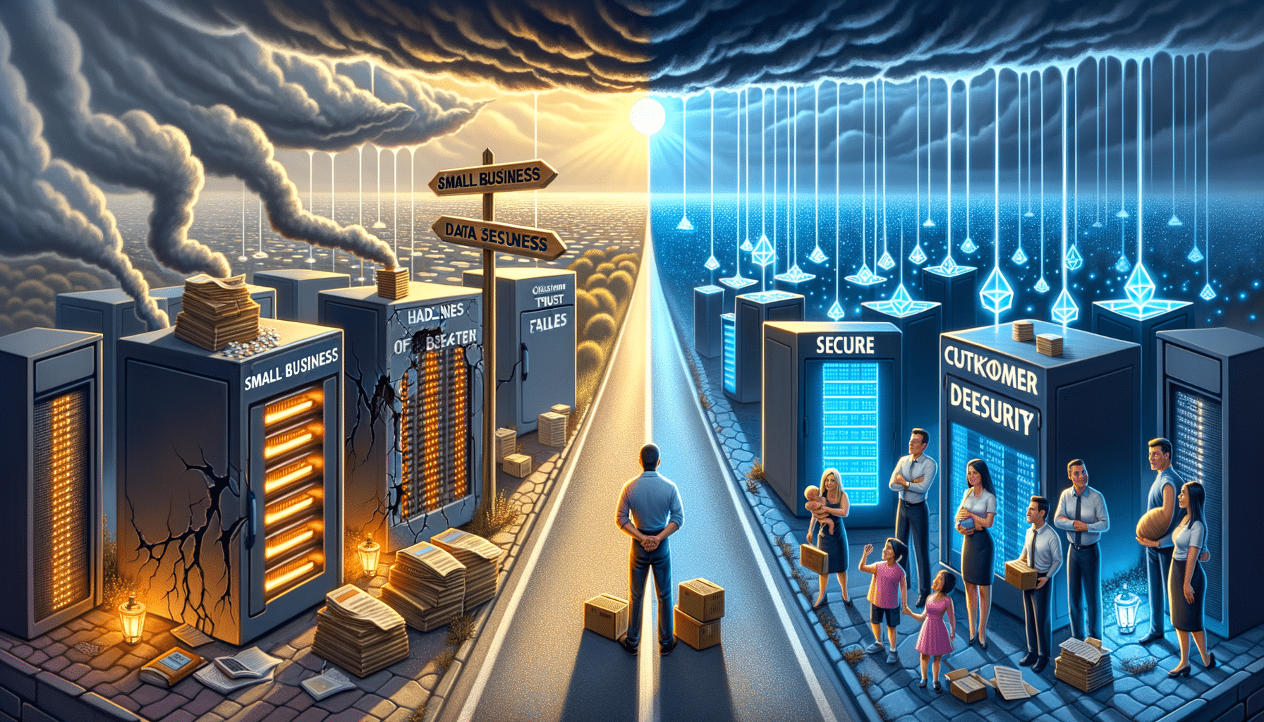 blockchain for data security